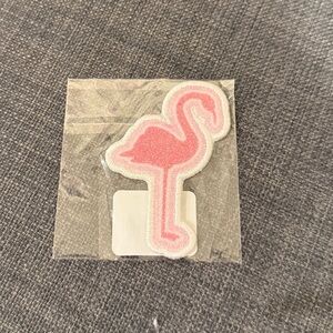 Stoney Clover Lane Pink Flamingo Patch NWT